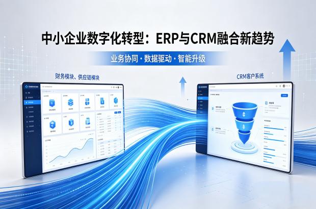 中小企业数字化转型提速，ERP与CRM融合成新趋势